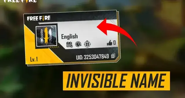 How to generate invisible nickname in Free Fire MAX